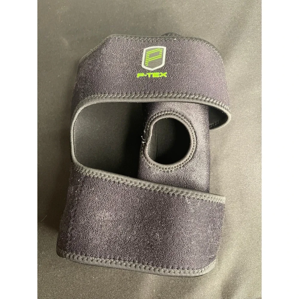 P-TEX Open Patella Knee Brace Support Neoprene Adjustable Strap Compression‎
